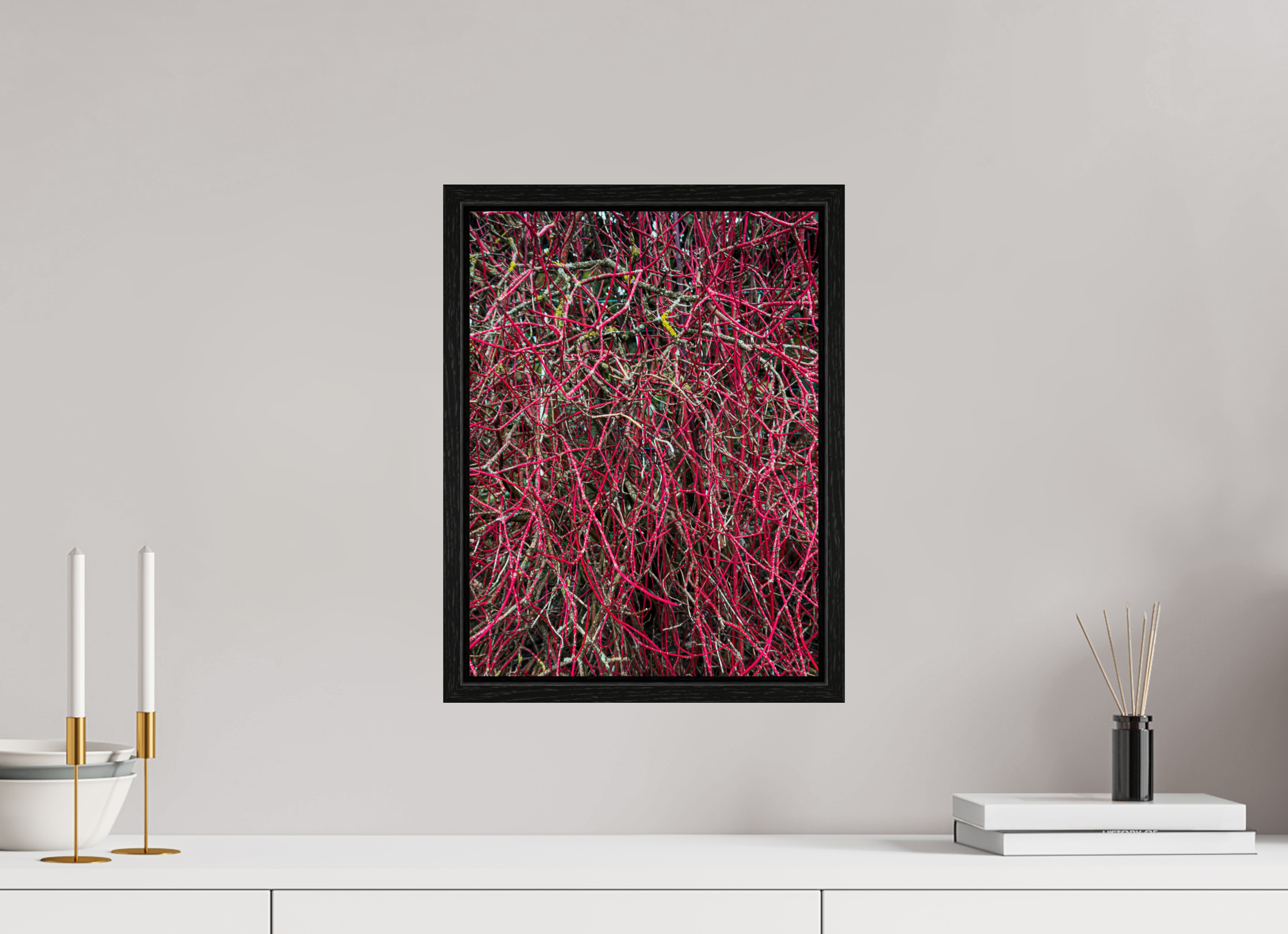 30 x 40 cm, Floater Frame Entanglement