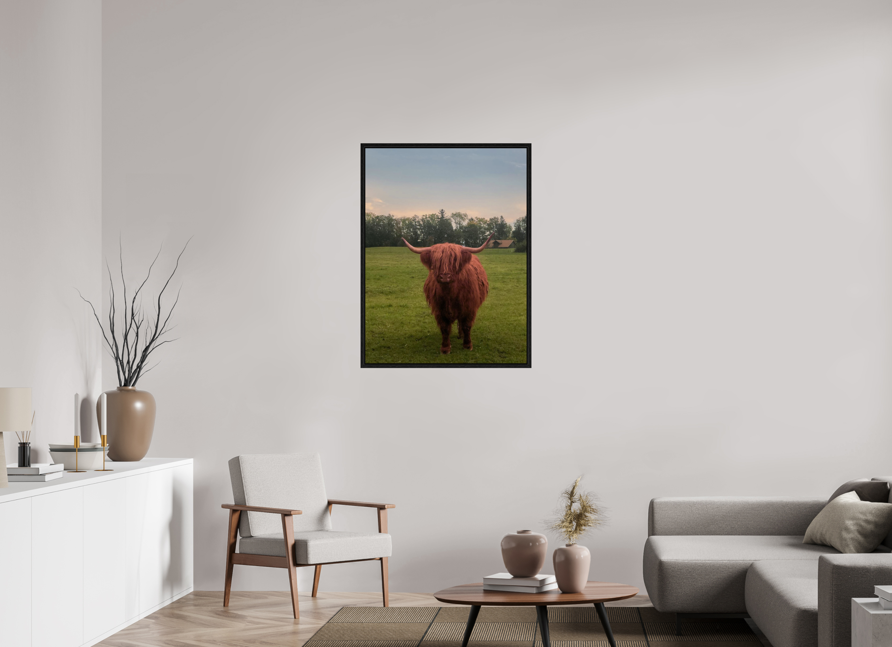 75 x 100 cm, Floater Frame Still Gaze