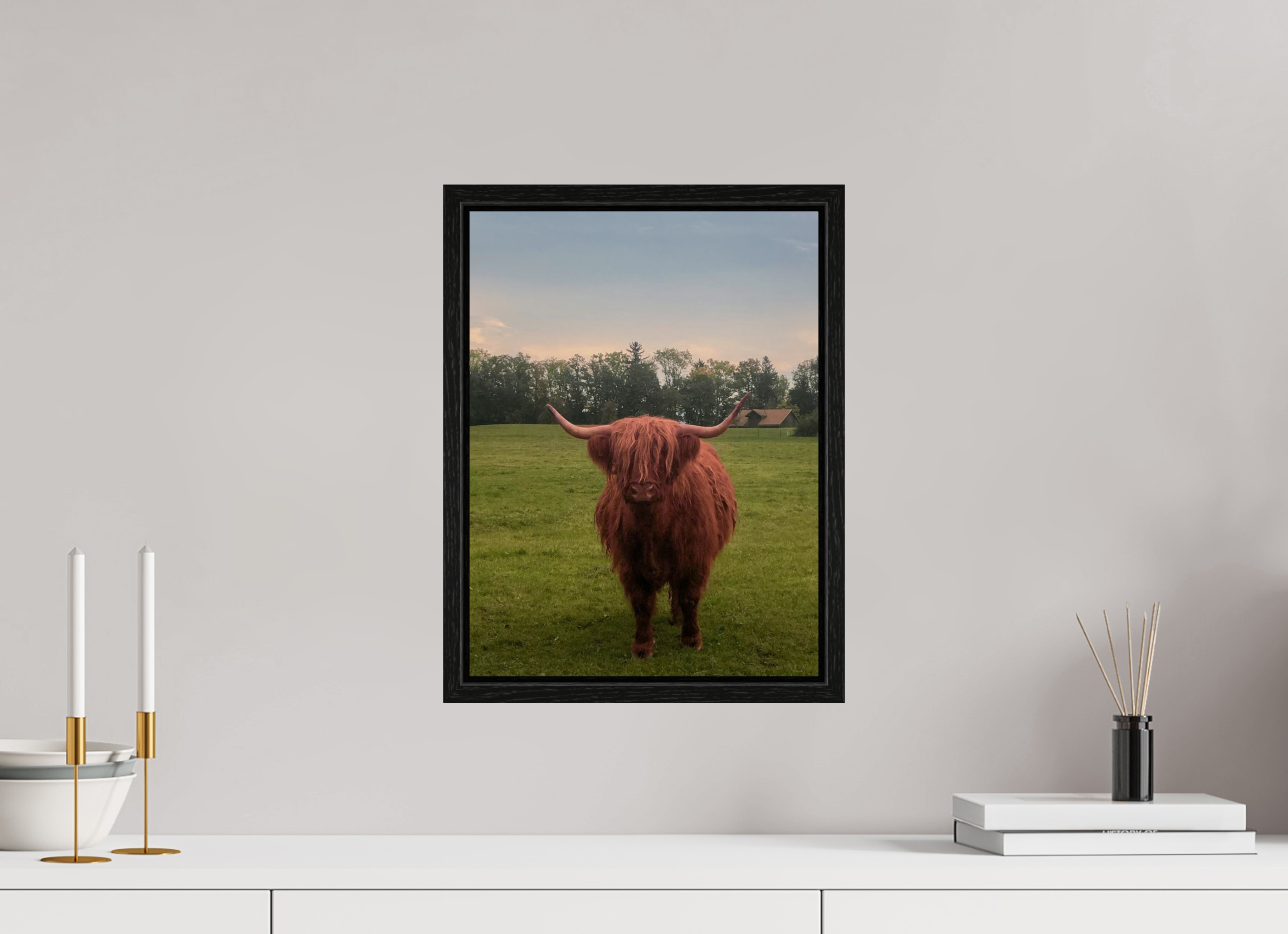 30 x 40 cm, Floater Frame Still Gaze