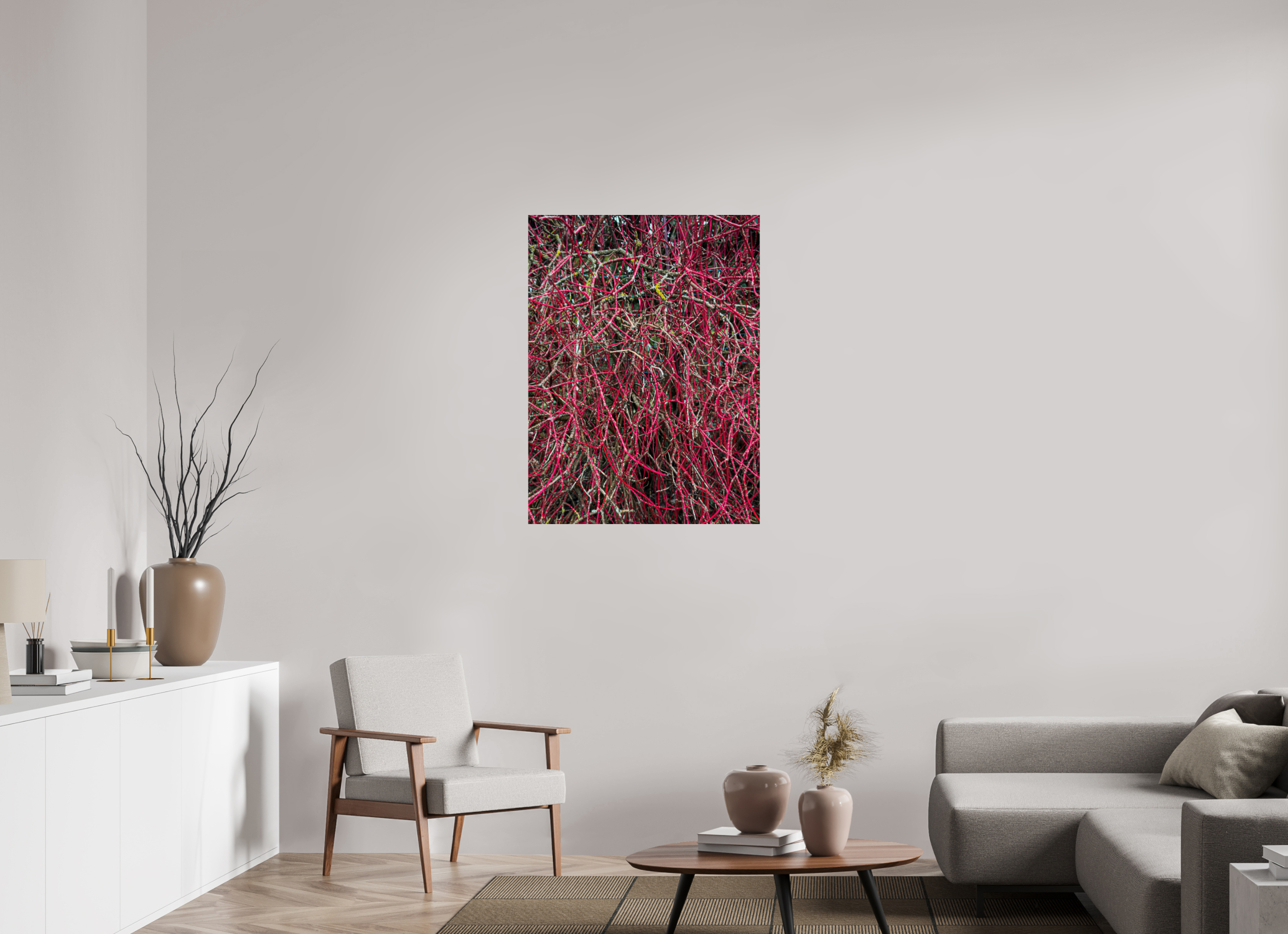 75 x 100 cm, Photo Print Under Acrylic Glass Entanglement