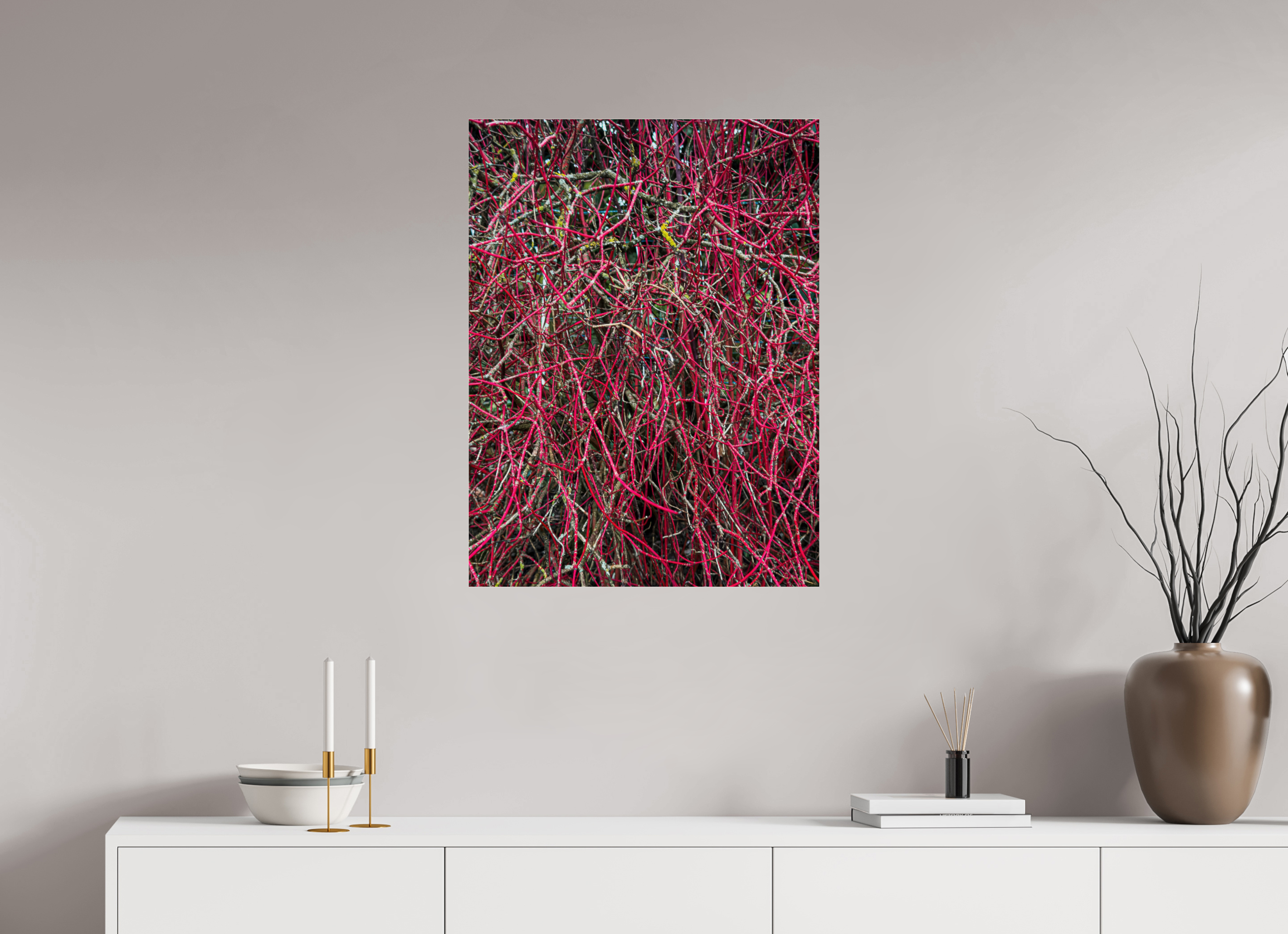 60 x 80 cm, Photo Print Under Acrylic Glass Entanglement