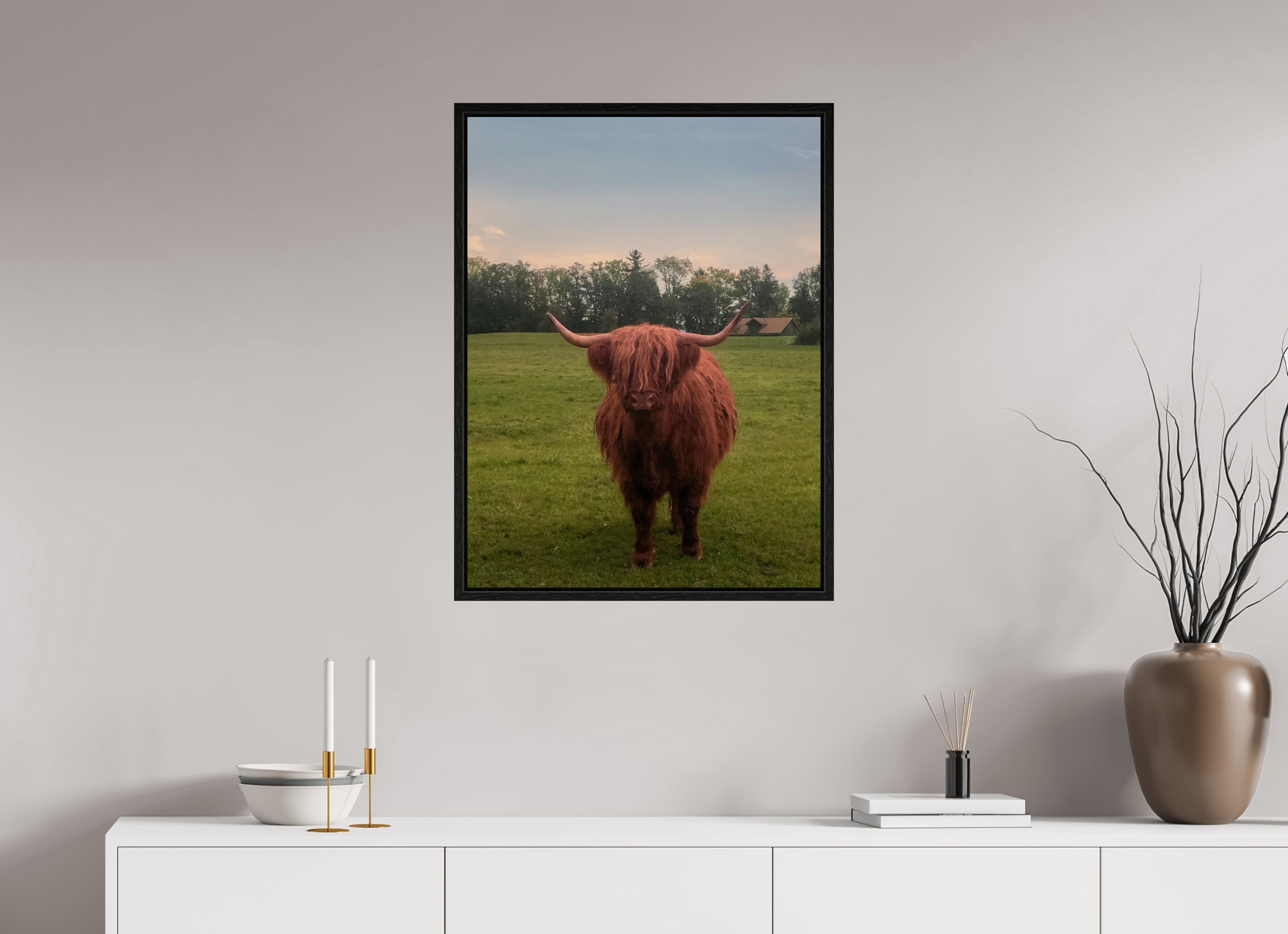 60 x 80 cm, Floater Frame Still Gaze